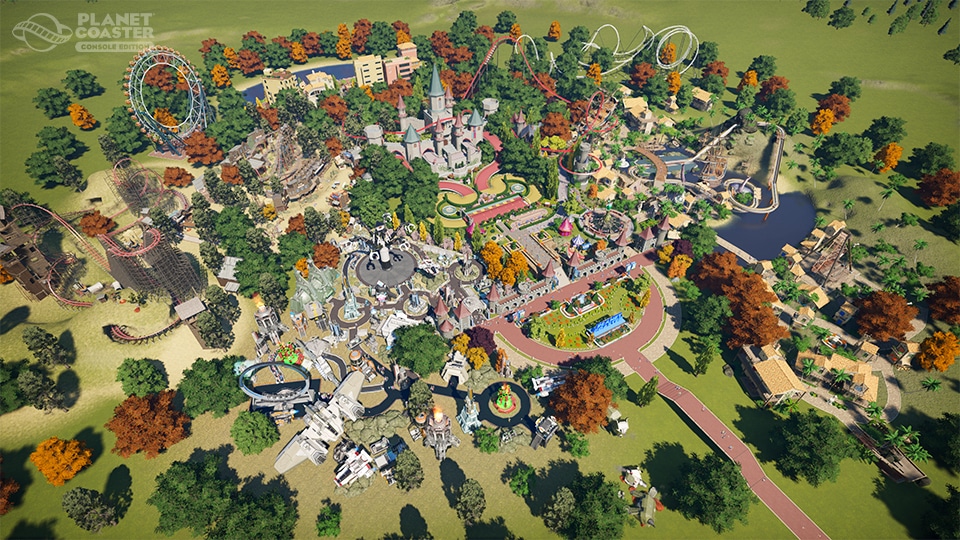 planet coaster park layout
