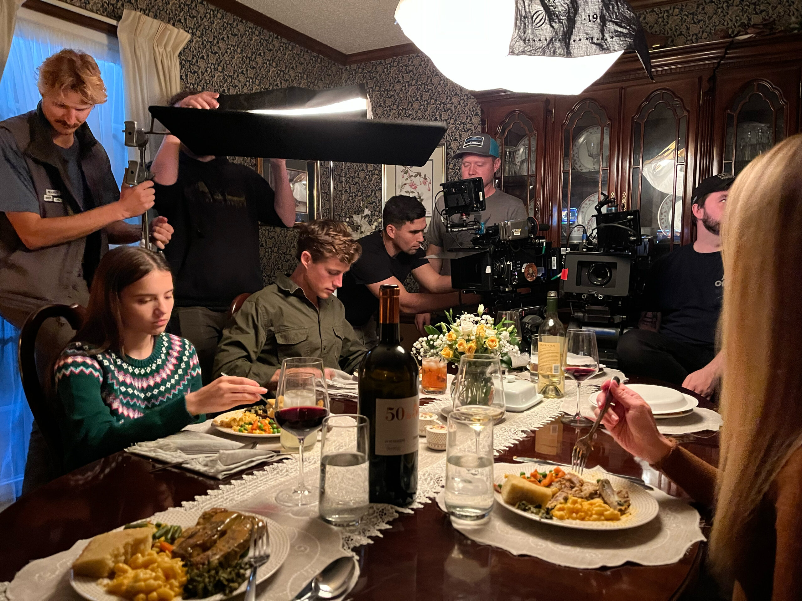 Behind the scenes of Kyle Perritt's horror thriller short film, Robbie Ain't Right No More, screening at Tribeca Film Festival