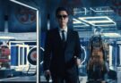 Donnie Yen as his character Caine, standing in a room in a Frame from John Wick Chapter 4.