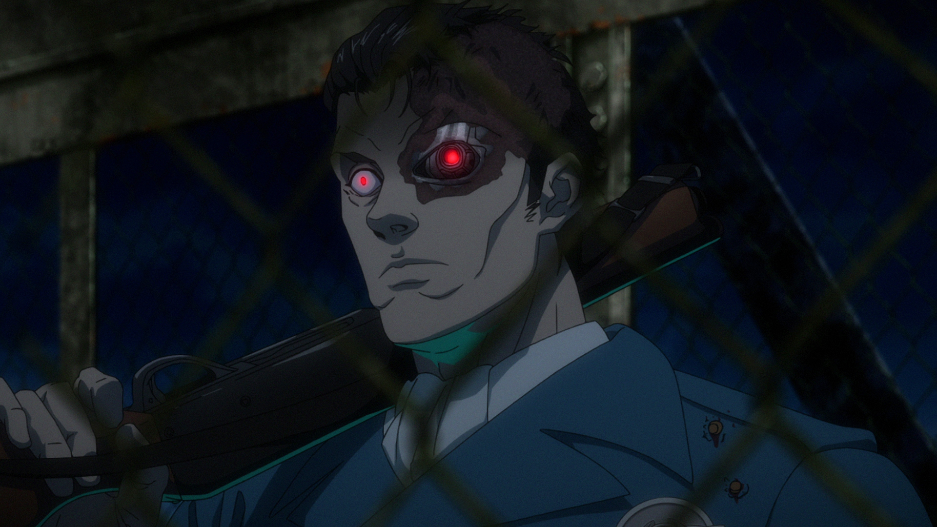 Timothy Olyphant in Mattson Tomlin and Masashi Kudo's action adventure science-fiction thriller anime series, Terminator Zero Season 1 Episode 5