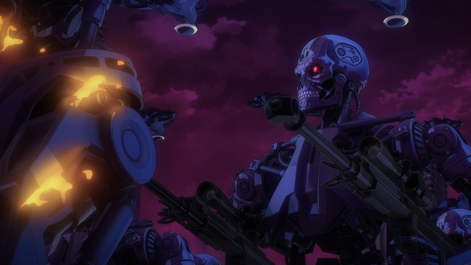 The Machines in Mattson Tomlin and Masashi Kudo's action adventure science-fiction thriller anime series, Terminator Zero Season 1 Episode 2