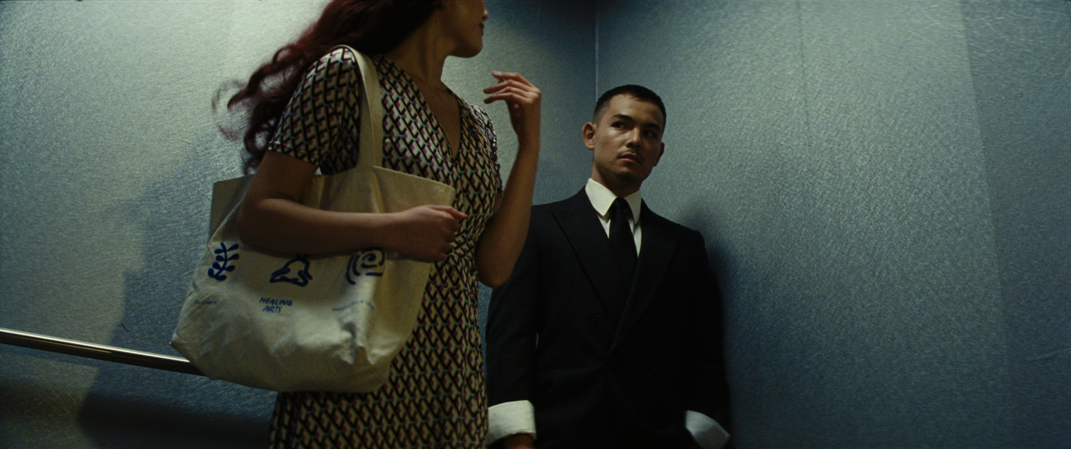 Brittany Do and Ryan Potter in Giselle Bonilla and Nena Ezzeddine's Fantastic Fest comedy fantasy short film, Stuck