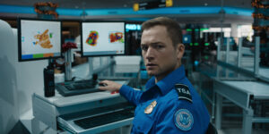 Taron Egerton in Jaume Collet Serra and TJ Fixman's action crime mystery thriller Neflix film, Carry On