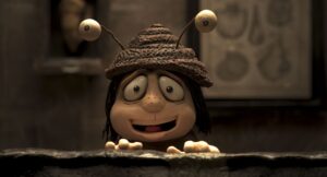 Sarah Snook as the voice of Grace Pudel in Adam Elliot's adult stop-motion animation drama film, Memoir of a Snail