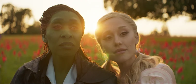 Cynthia Erivo and Ariana Grande Butera in Wicked Part I