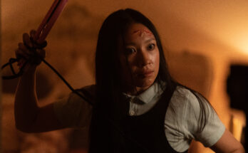 Jess Hong in Sasha Rainbow, Hweiling Ow, Mia Maramara, and Lee Murray’s Shudder psychological body horror drama thriller film, Grafted