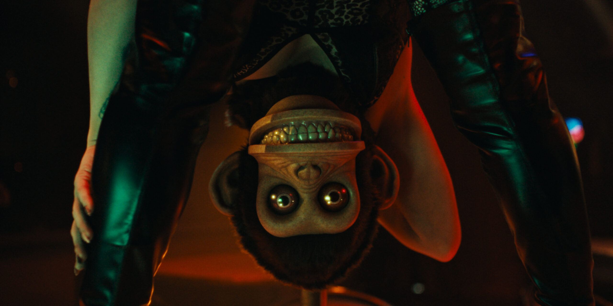 The Monkey in Osgood Perkins's dark comedy horror film, The Monkey, based on the Stephen King short story