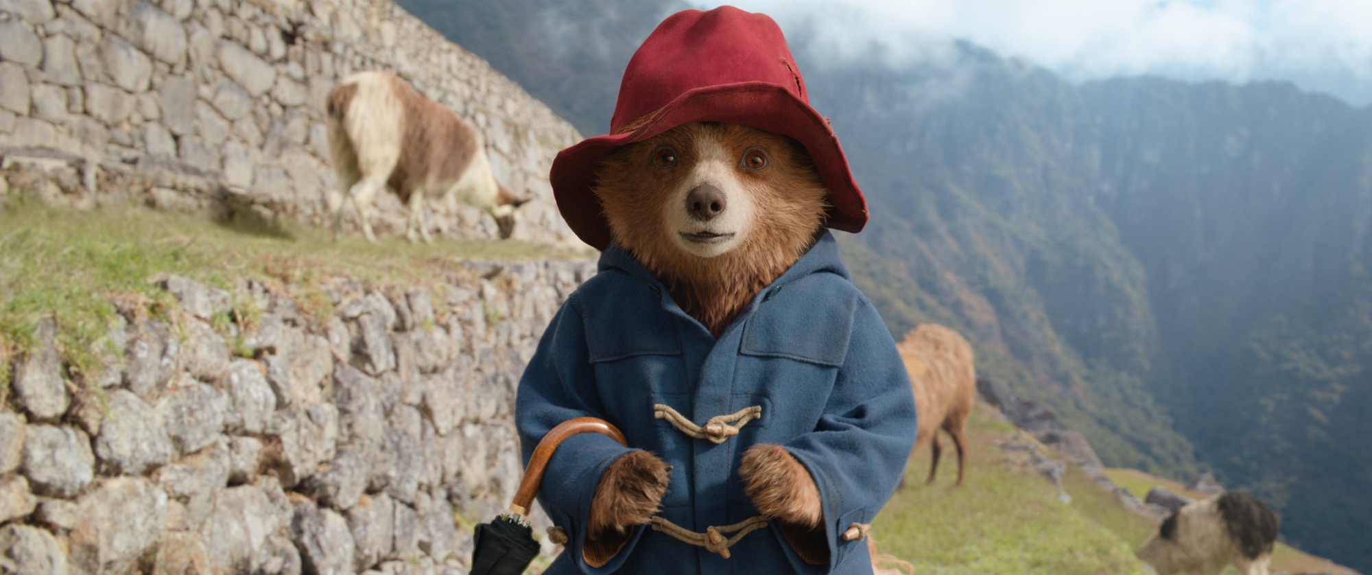 Ben Whishaw as Paddington the bear in Paddington in Peru